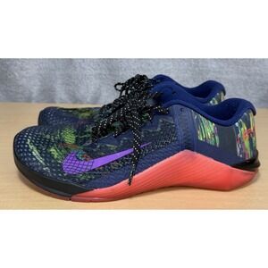Nike Metcon 6‎ AMP I Am Not A Robot Womens Sz 9 Training Shoes Black Multi Color
